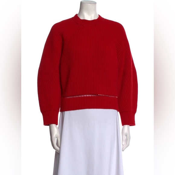 ALEXANDER MCQUEEN Cashmere Wool Knit Sweater - Picture 1 of 8